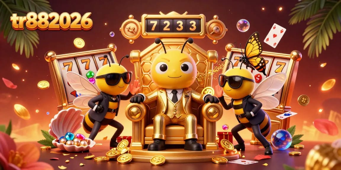 Experience thrilling casino fun with the bumblebee boss of tr882026 amid glimmering treasures and gaming excitement