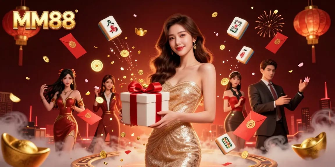 Play at MM88 and experience an enchanting Lunar New Year with vibrant casino elements, and celebratory themes.