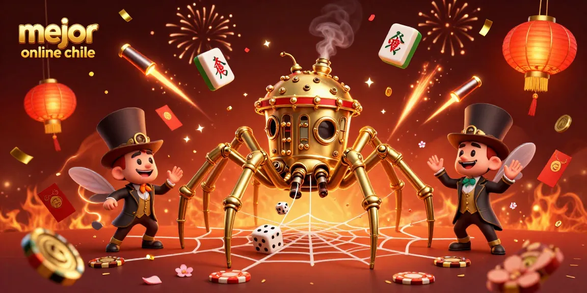 Juega en el mejor casino online Chile con una ilustración animada de estilo único.