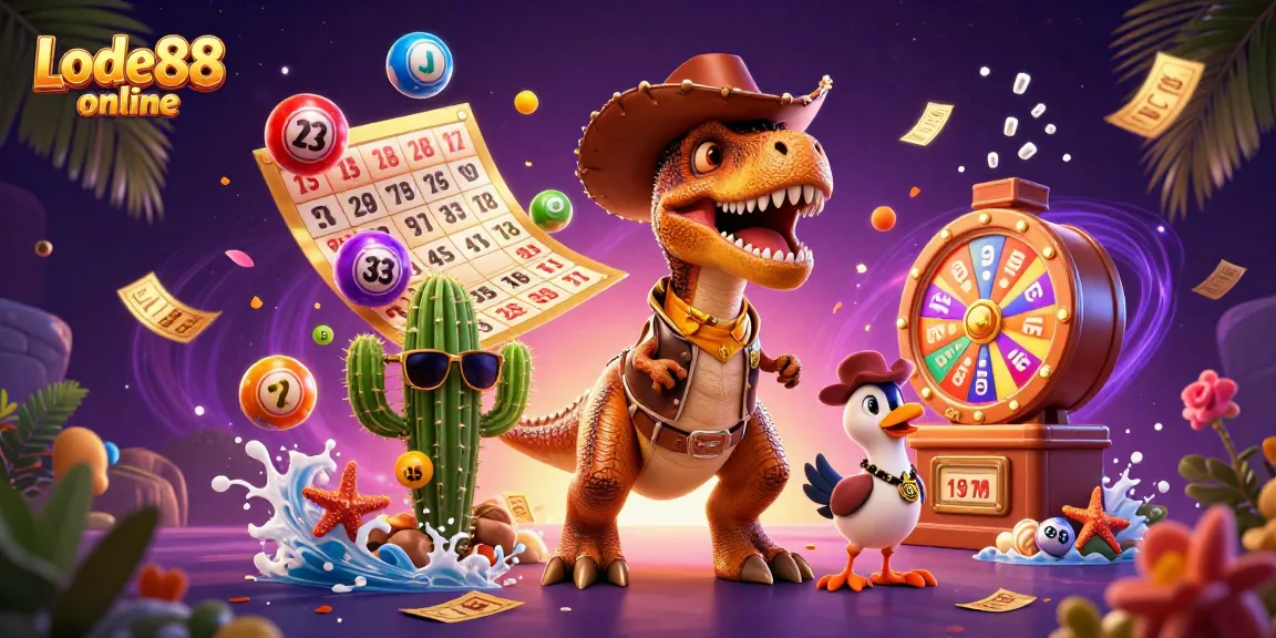 Engage with Lode88 online and experience vibrant gaming fun in a captivating 3D casino scene.