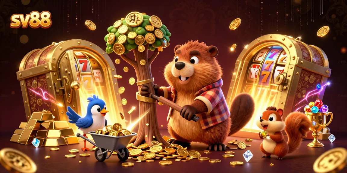 Experience sv88's thrilling jackpots with joyful characters in a vibrant casino adventure.