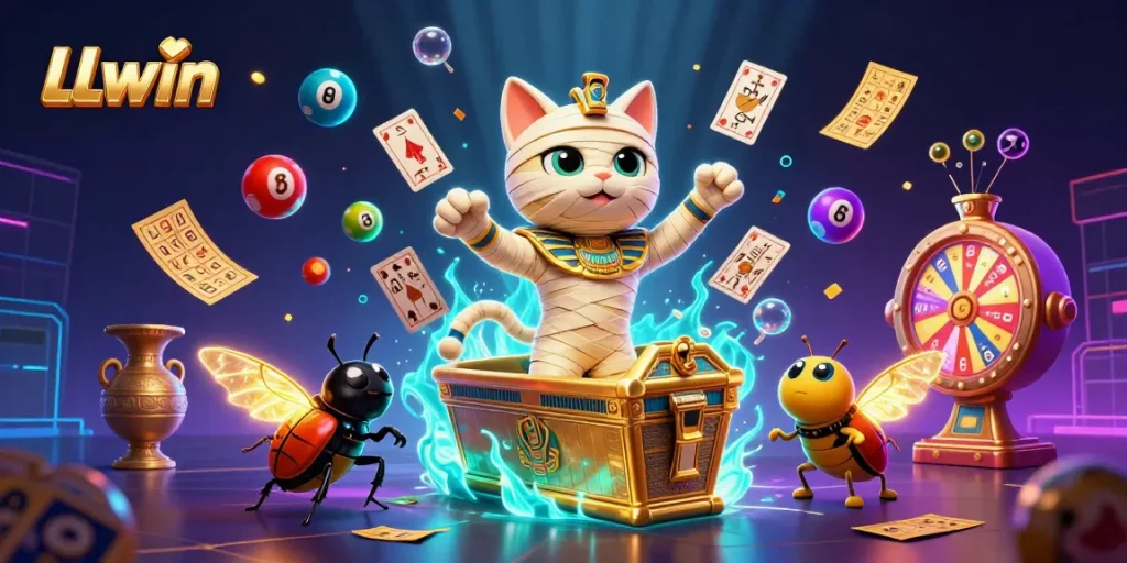 Experience thrilling gameplay at LLwin with vibrant casino elements and an exciting atmosphere.
